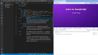 JavaScript Basics - Using Script Tags