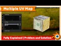 Blender Tutorial How to use Multiple UV maps on Single Object in Blender 3