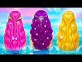 Lagu From NERD Mermaid to RICH Princess ✨Mermaid Stunning Makeover | Cha Cha Boom