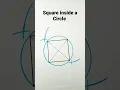square inside a circle construction