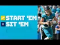 Start Em Sit Em Week 3 NFL Fantasy
