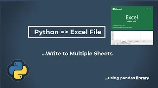 Export python dictionary to multiple sheets
