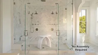 Modern Shower Stool Designed With Minimalist Elegance