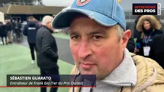 SEBASTIEN GUARATO ENTRAINEUR DE FRANK GIO 1ER DU PRIX OURASI Gr I A VINCENNES