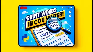 Python Word Counter - Count Words in a Sentence Beginner-Friendly
