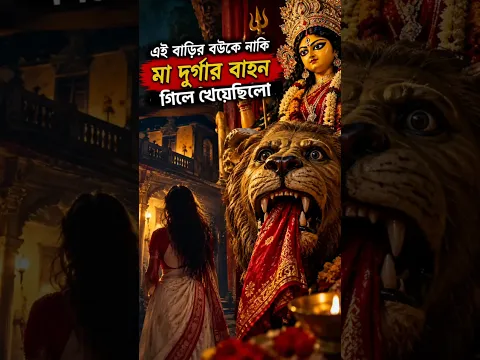 এই বাড়ির বউকে গিলে খেয়েছিলো মা দুর্গার বাহন 😱
