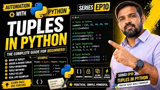 Master Python Tuples Indexing Unpacking Methods Automation Use Cases Full Tutorial