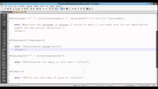 PHP Basic Form Validation Part 2