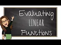 Function notation linear