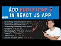 How to Install and Use Bootstrap 5 in React JS in Hindi in 2020