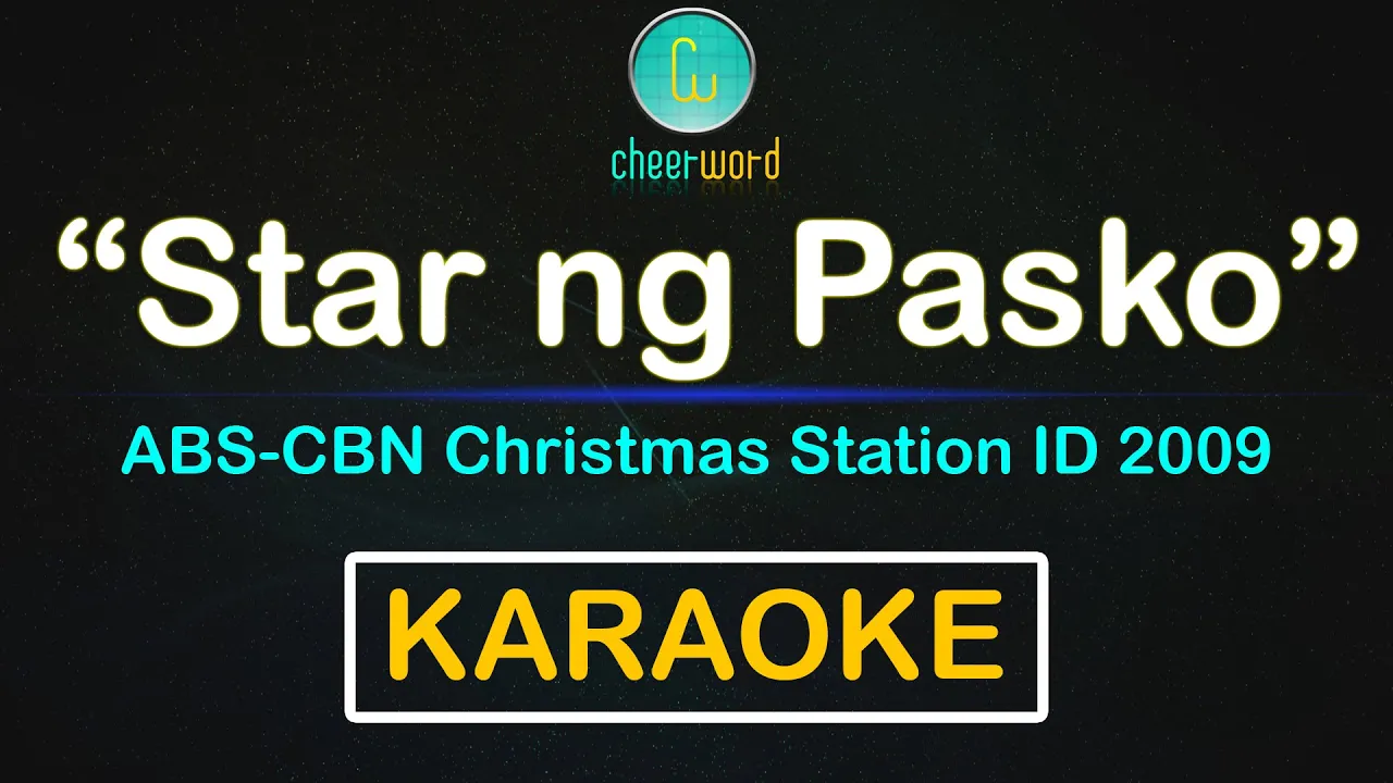 "Bro, Ikaw ang Star ng Pasko" ABS-CBN Christmas Station ID 2009 - cheerword