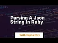 parsing a json string in ruby