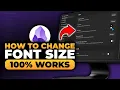 How To Change Font Size in Obsidian 100 WORKS NO Yapping To The Point FAST EASY