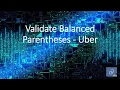 JavaScript Validate Balanced Parentheses - GoodCode