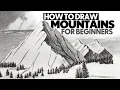 How to Draw Mountains for Beginners