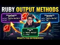 Ruby Beginners MUST Know This print vs puts vs p