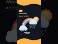 Weather animation using HTML CSS A Dynamic weather animation