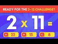 Times Tables 2 to 12 Multiplication Tables 2 to 12 Can You Beat Them All