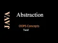 Abstraction in Java Java OOPS Abstract Class Interface Abstraction Interview Questions