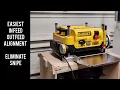 How to Align Planer In Feed Tables