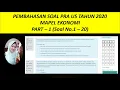 Download Lagu PEMBAHASAN SOAL UJIAN SEKOLAH MAPEL EKONOMI - TAHUN 2021 (SOAL NO 1 - 20)