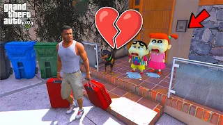 Franklin And Chop Left Shinchan House Because of His Gf In Gta 5! (Very Emotional Video)