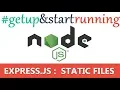 9 Node js Single Page Application SPA using Express JS Serve static files to host an SPA