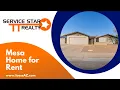 Mesa Homes for Rent by Mesa AZ Property Management Service Star Realty