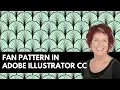 Illustrator - Curved Fan Pattern