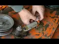 2021 Husqvarna MZ61 Tension Pully Spring Release - Easy way to release the tension spring