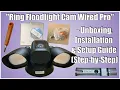 Ring Floodlight Cam Wired Pro - Unboxing Installation Setup Guide Step by Step