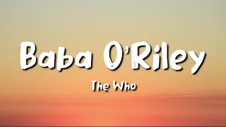the who baba o riley lyrics 