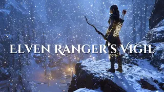 Elven Ranger’s Vigil | Mystical Winter Ambience with 528Hz Healing Sounds