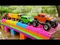 Lagu Bouw brugblokken speelgoed voor kinderen | Bouwvoertuigen voor kinderen