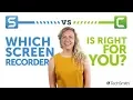 Snagit vs Camtasia Which Screen Recorder is Right for You