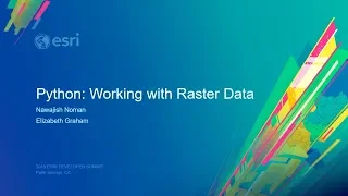 Python Working with Raster Data
