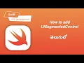 5 Learn about UISegmentedControl in Telugu