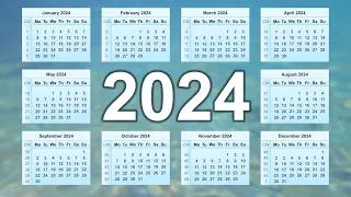 2024 Calendar