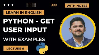 9 How to Get User Input in Python Python Tutorial for Beginners Amit Thinks