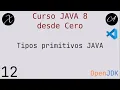 12 Tipos de datos primitivos