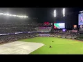 Tarps on at Truist Park - I ain t seen the Braves play a game all year
