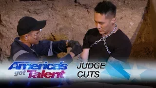demian aditya escape artist attempts deadly performance americas got talent 2017