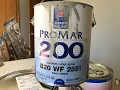 Coat of Sherwin Williams Grey ProMar 200