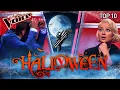Download Lagu The SPOOKIEST Blind Auditions on The Voice | Top 10