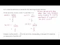 MTH 112 Defining the Other Four Trig Functions on the Unit Circle