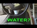 Cadillac CTS sunroof leak repair FIX drain tubes 2008-2013 wet floor headliner pillars