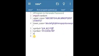 Password Generator in Python