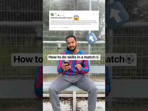 How to do skills in a football match⚽️💫
