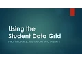 2 SIS Gradebook - Data Grid