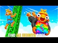 CLIMB AND DROP A LUCKY BLOCK MAP FORTNITE CREATIVE - FIND ALL SECRETS CODE